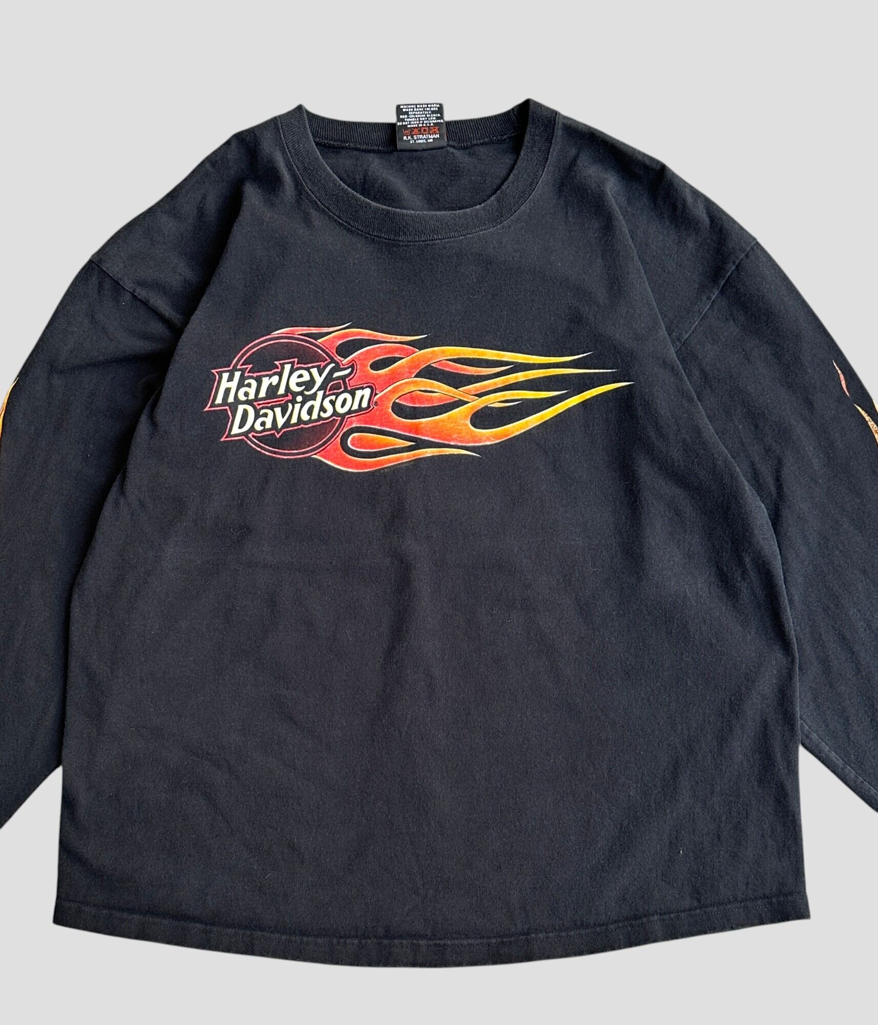 80s Harley-Davidson ハーレーダビッドソン ロンT フレイム 【公式通販】