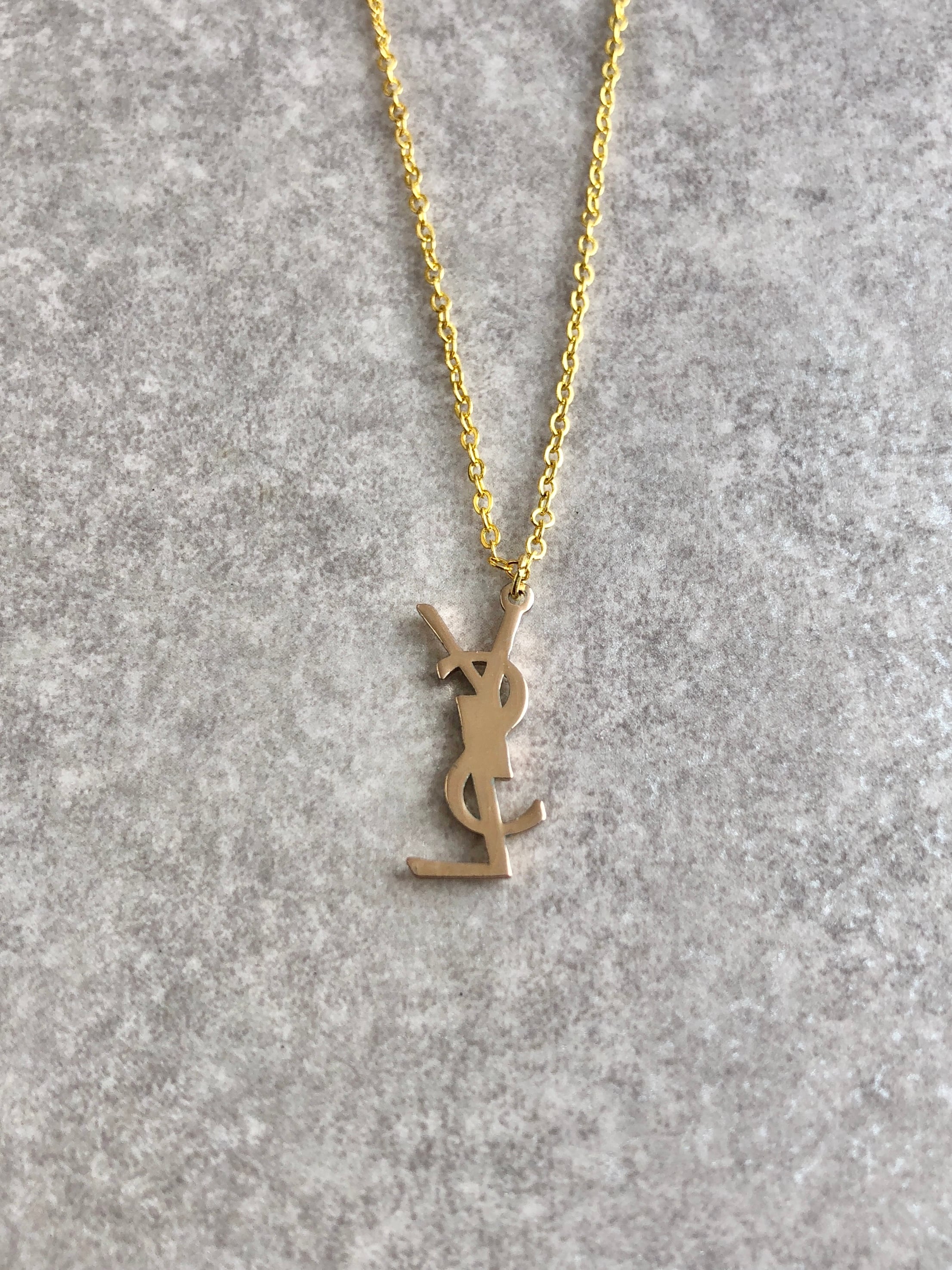 Yves Saint Laurent イヴ・サンローラン ネックレス ゴールド YSL