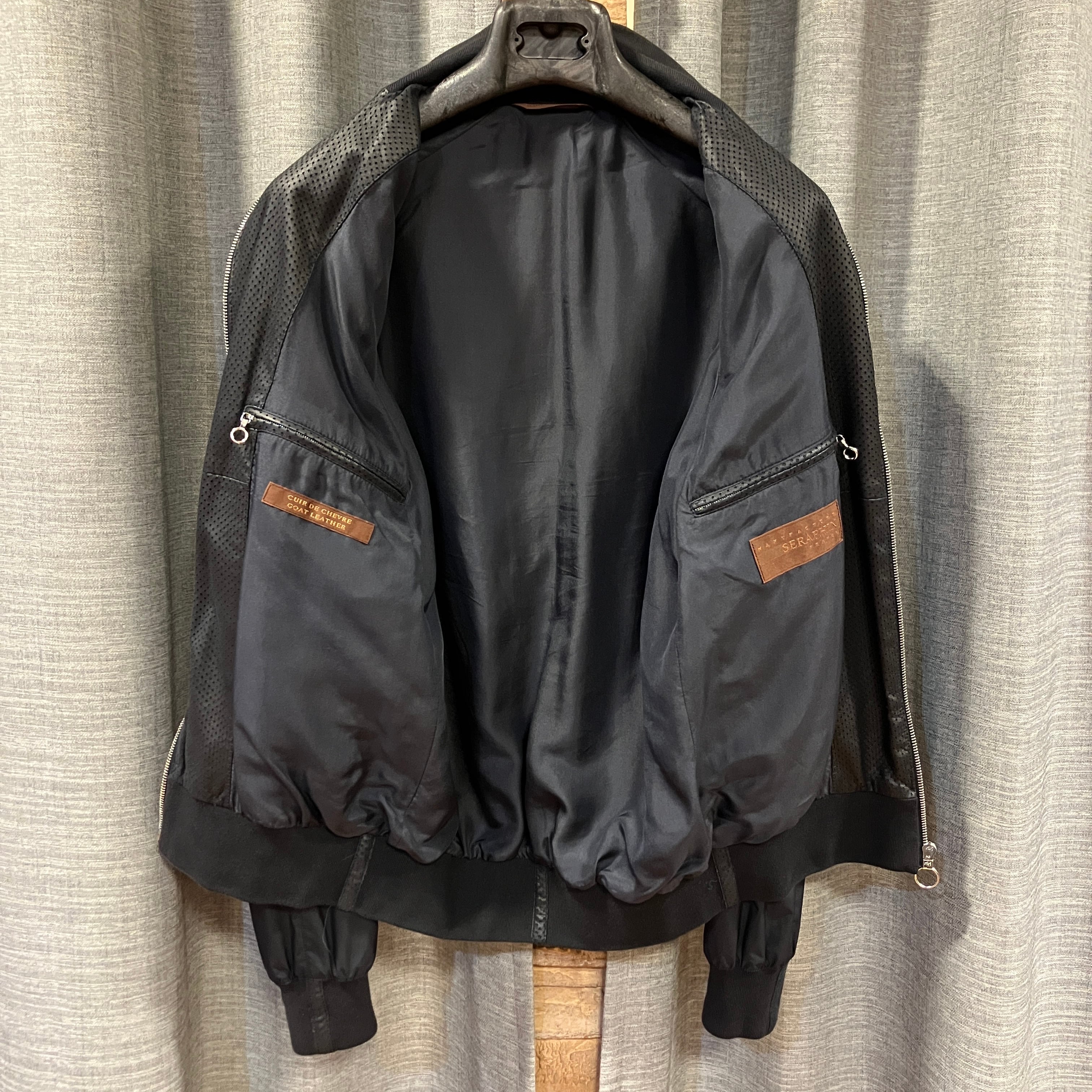 SERAPHIN LEATHER/NYLON BLOUSON 《44》 | safarionline