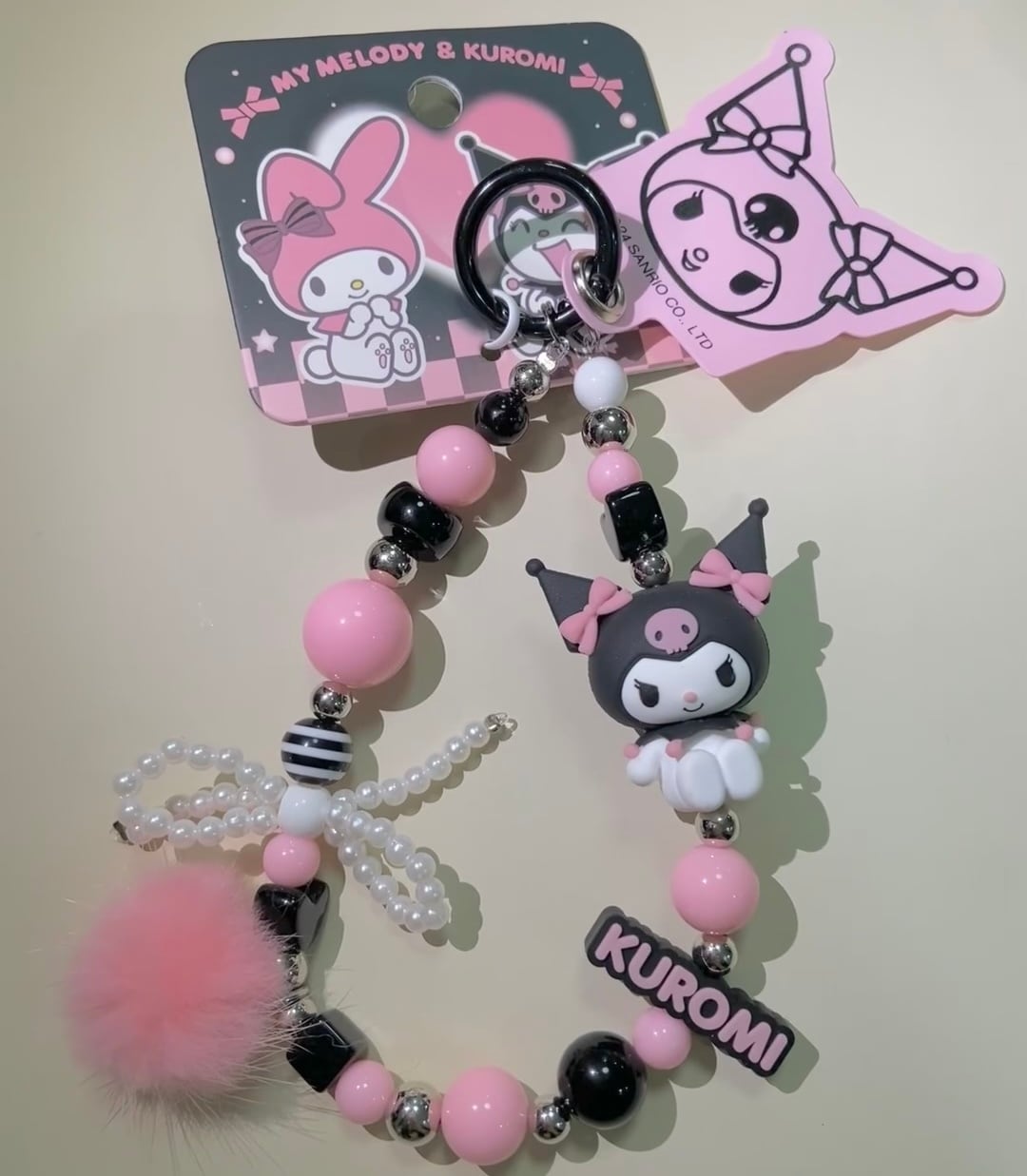 ♡送料込 ♡追跡有 ♡即日発送〖韓国人気〗 クロミ スマホ ストラップ