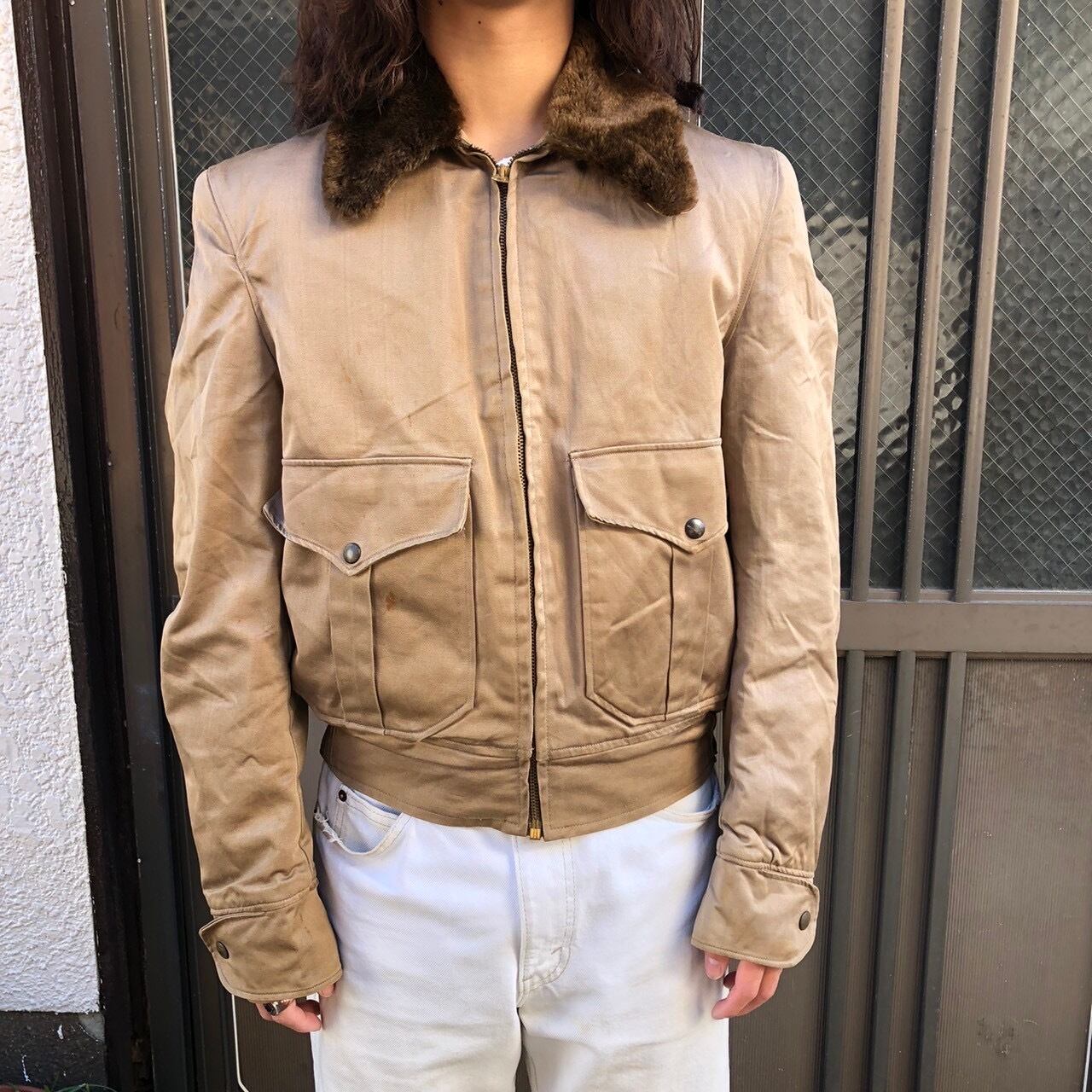 極上 美品 40s USA Vintage marlboro B-10 オリジナル フライト 
