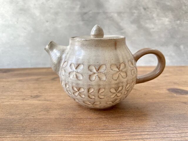 鈴木りょうこ | ポット 大 粉引