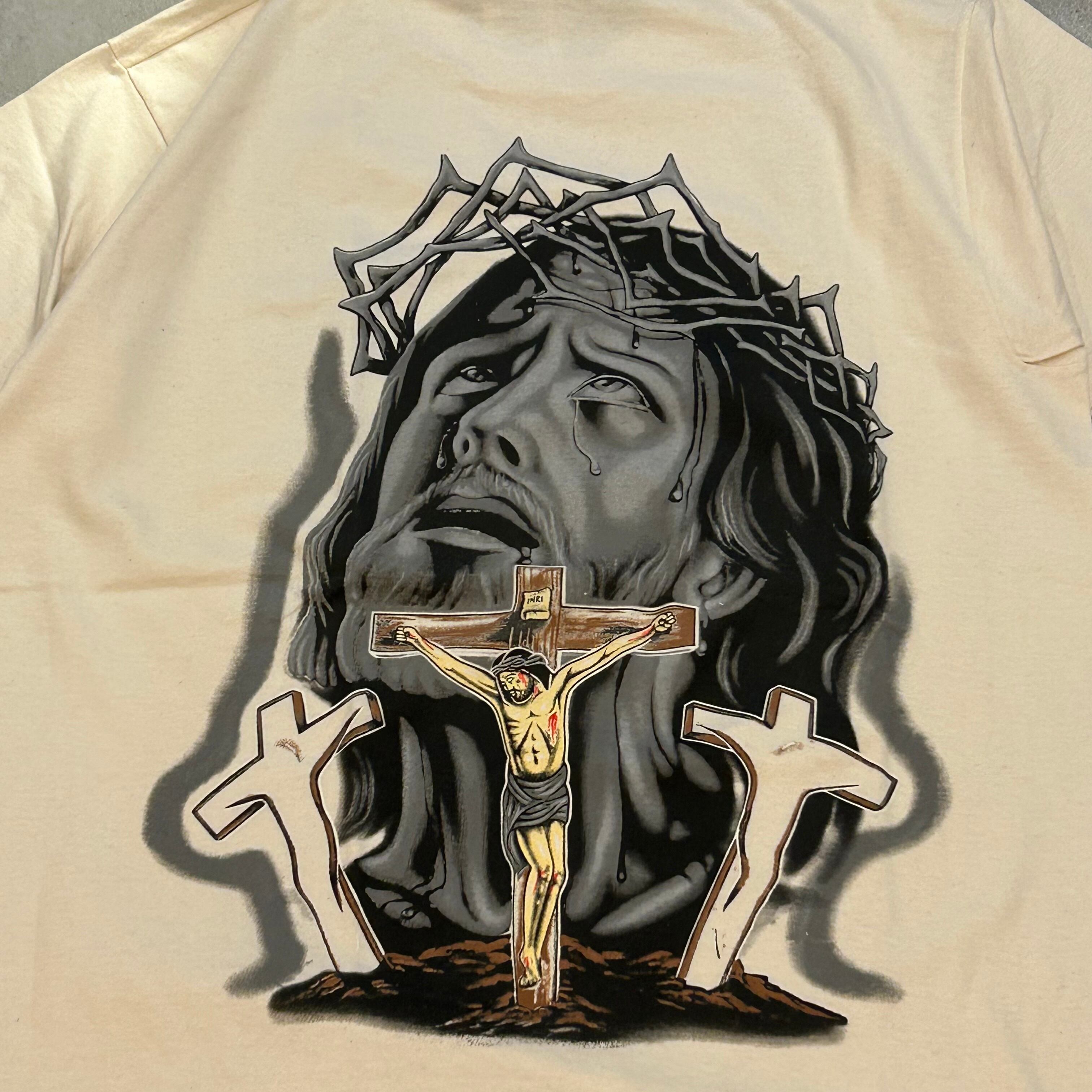 VINTAGE (ヴィンテージ) 90S Jesus Print Tee ジーザス プリント 半袖  