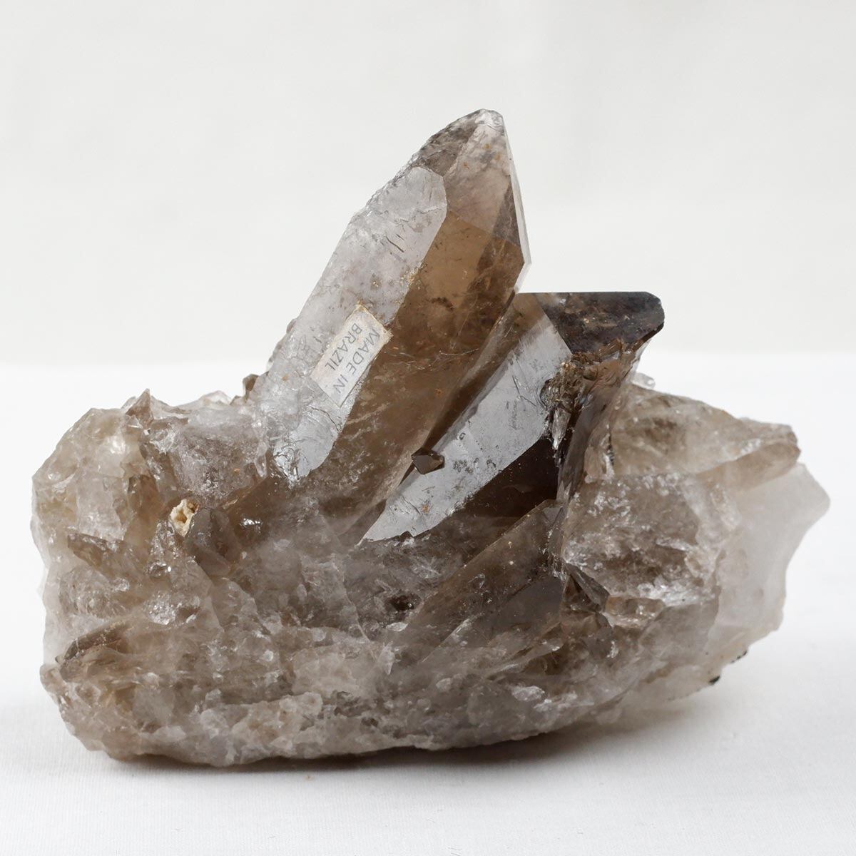 スモーキークォーツ クラスター ブラジル産 スモーキークォーツ 煙水晶 原石 一点物 282-724