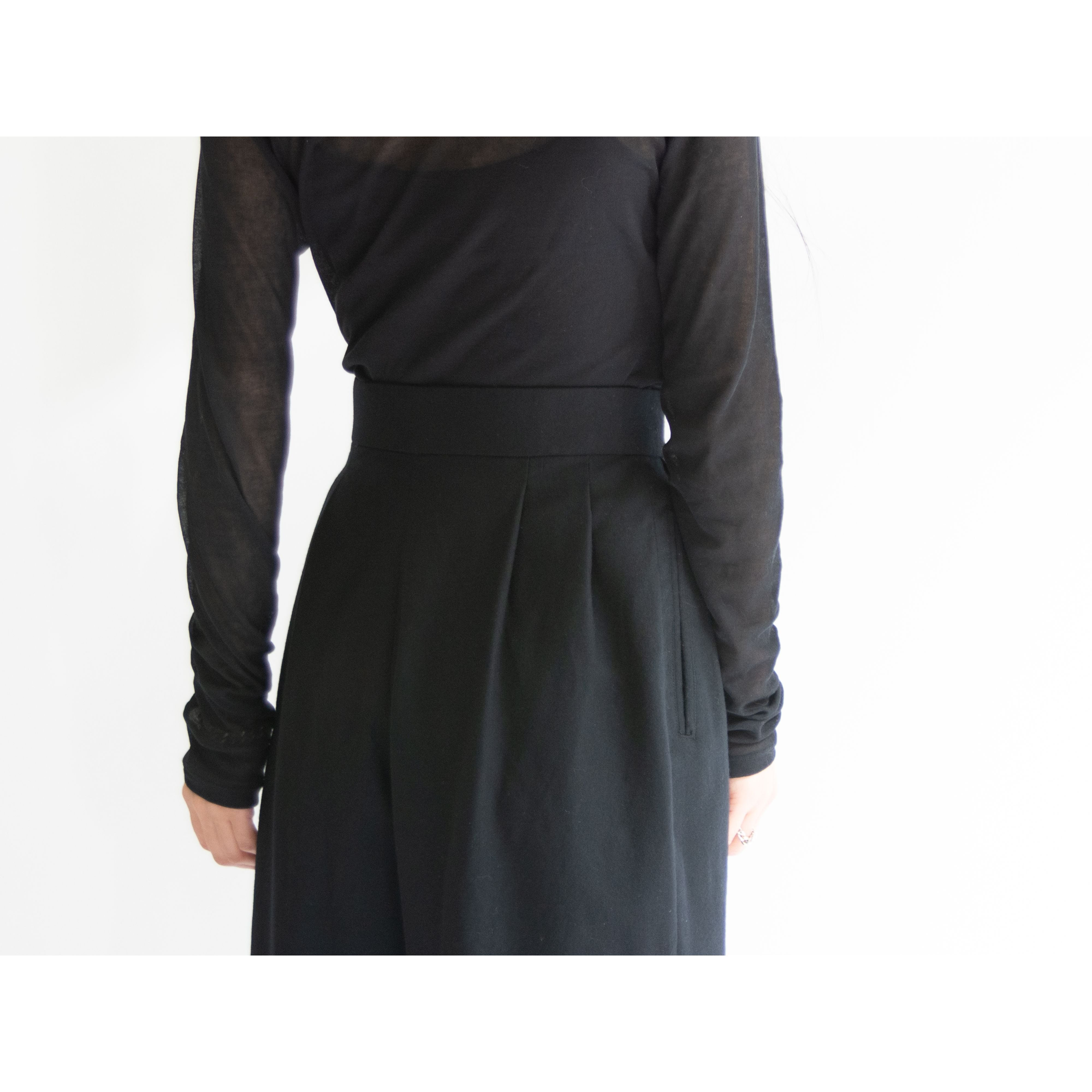【Lanificio Fratelli Fila】Made in Italy Wool 2tuck Wide Pants（イタリア製ツータックウールワイドパンツ）