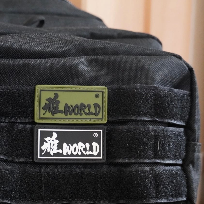 オリジナルベルクロワッペン2個セット 〜PVC・蓄光仕様〜 | 雅WORLD WORKS