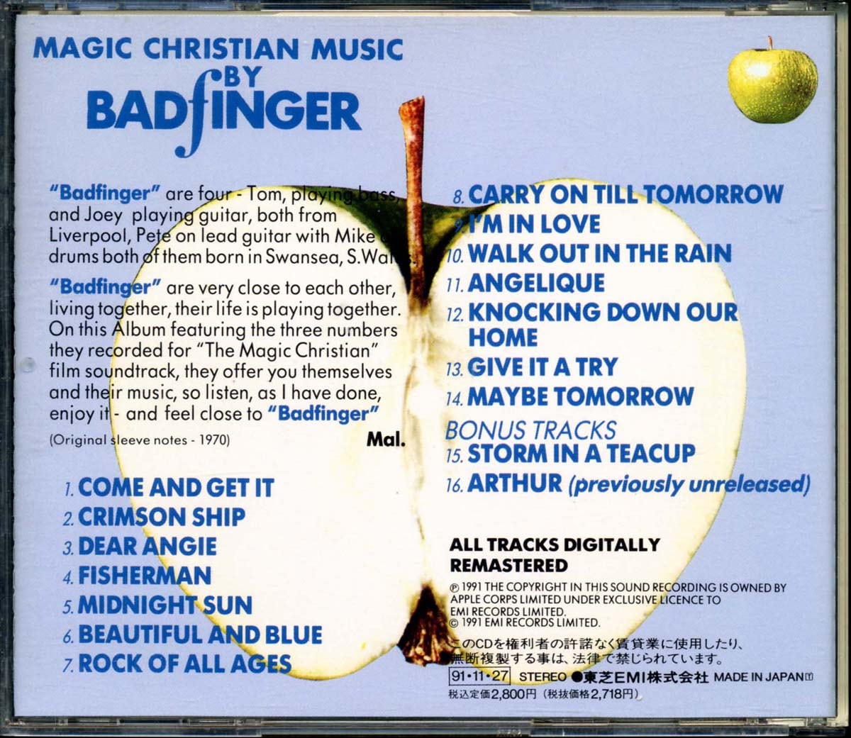 BADFINGER - Magic Christian Music [CD]