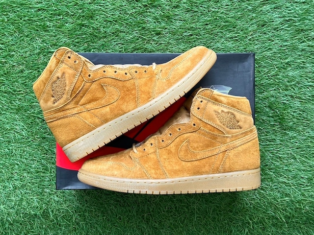 NIKE AIR JORDAN 1 RETRO HIGH OG WHEAT 555088-710 28cm 94500