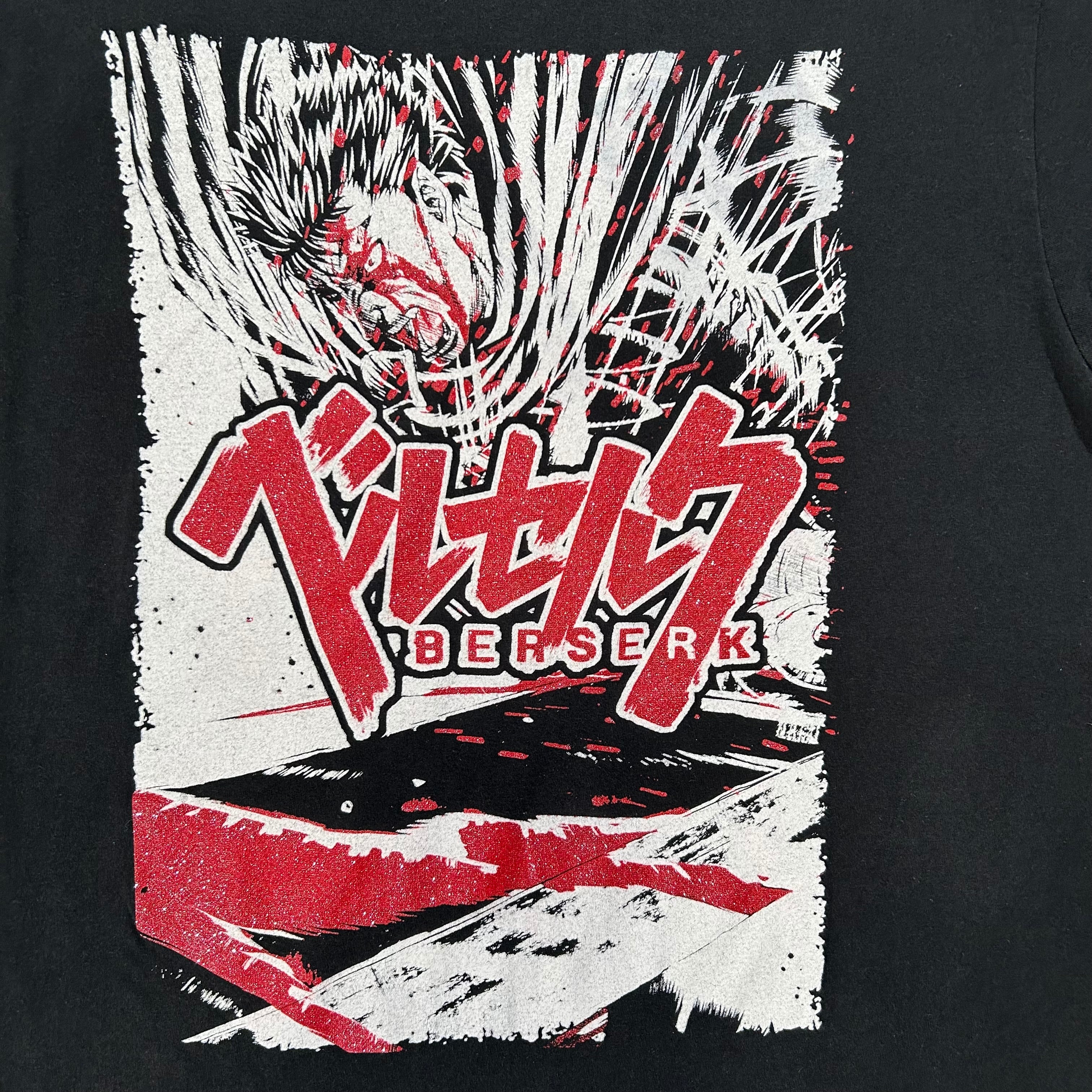 11519 ベルセルク グラフィックプリントTシャツ 黒 M | San Fernando