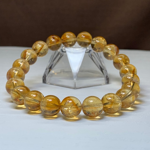 2.ハニーカラー☆ファントム入り♪ディープシトリン・ブレスレット