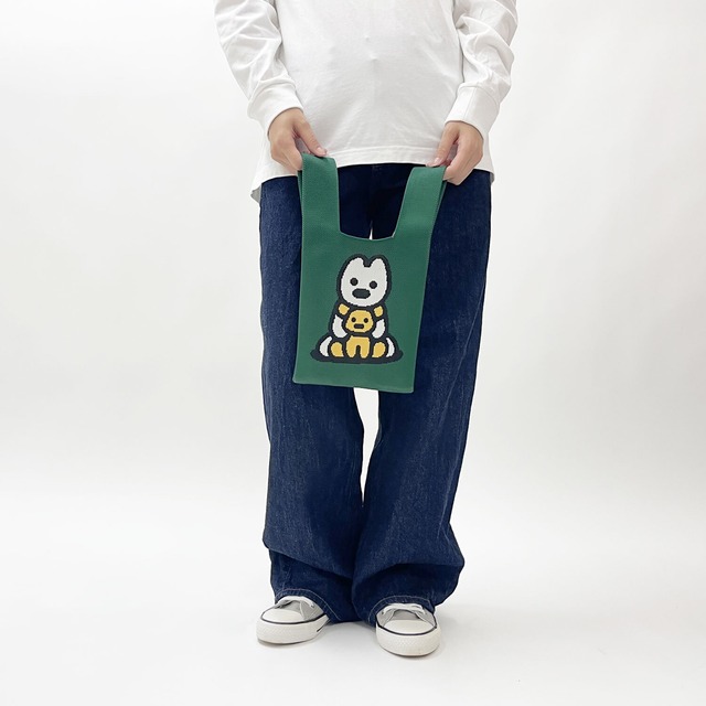 【matsui】KNIT MINI MARCHE BAG  TOGETHER? ニット ミニマルシェバッグ