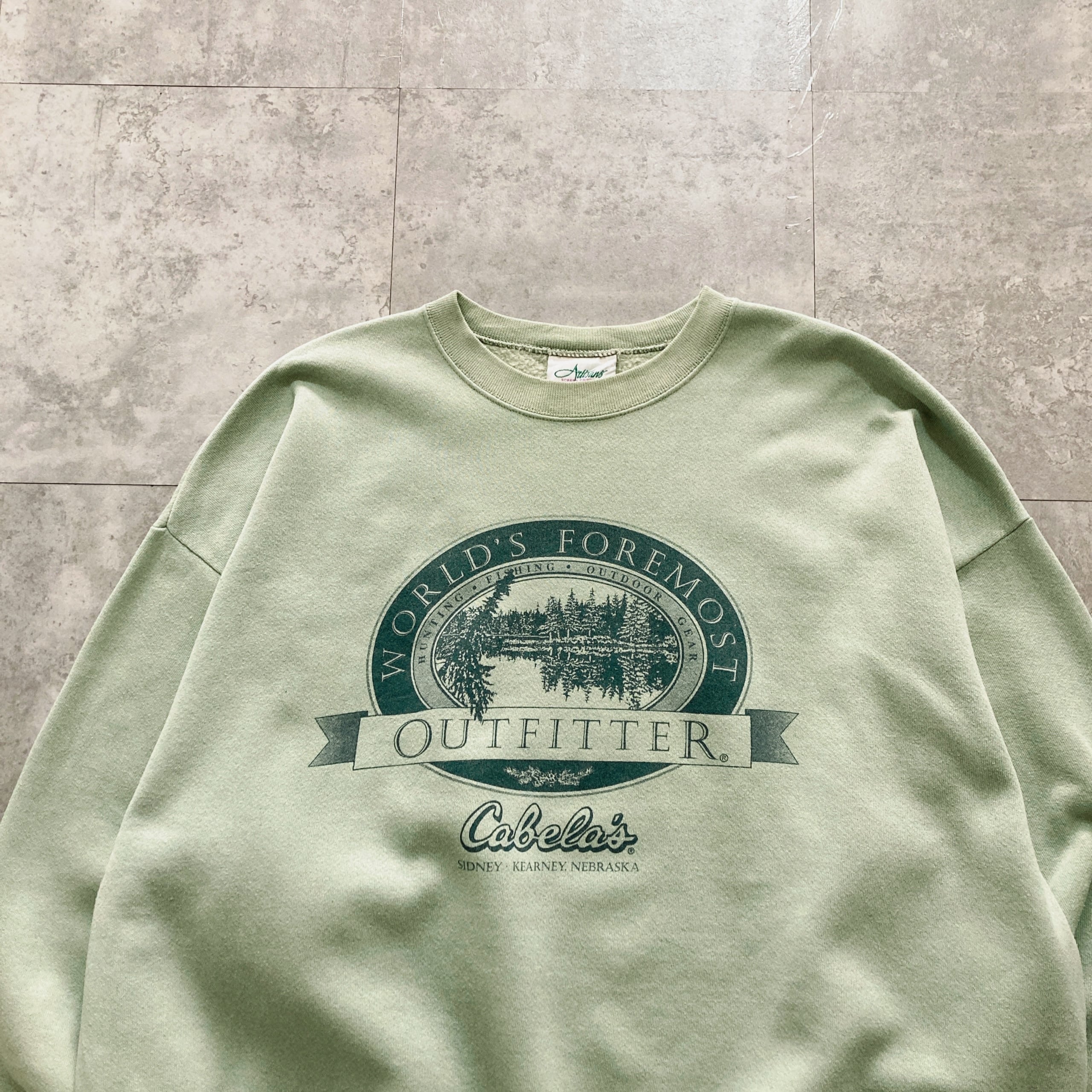 USA製】90s Artisans 表記XXL アメリカ製 Cabela's WORLD'S FOREMOST