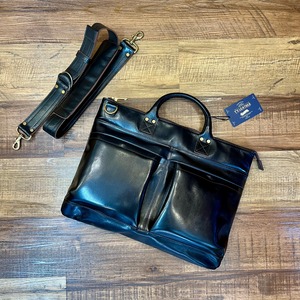 ワイツーレザー【Y'2 LEATHER】ANILINE STEER HELMET BAG