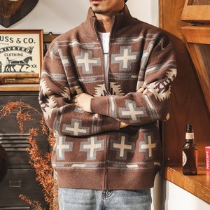 nordic half-zip stand-collar tops A1463