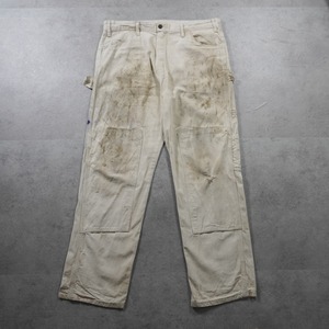 Dickies Double-knee painter pants ecru W36L30 古着