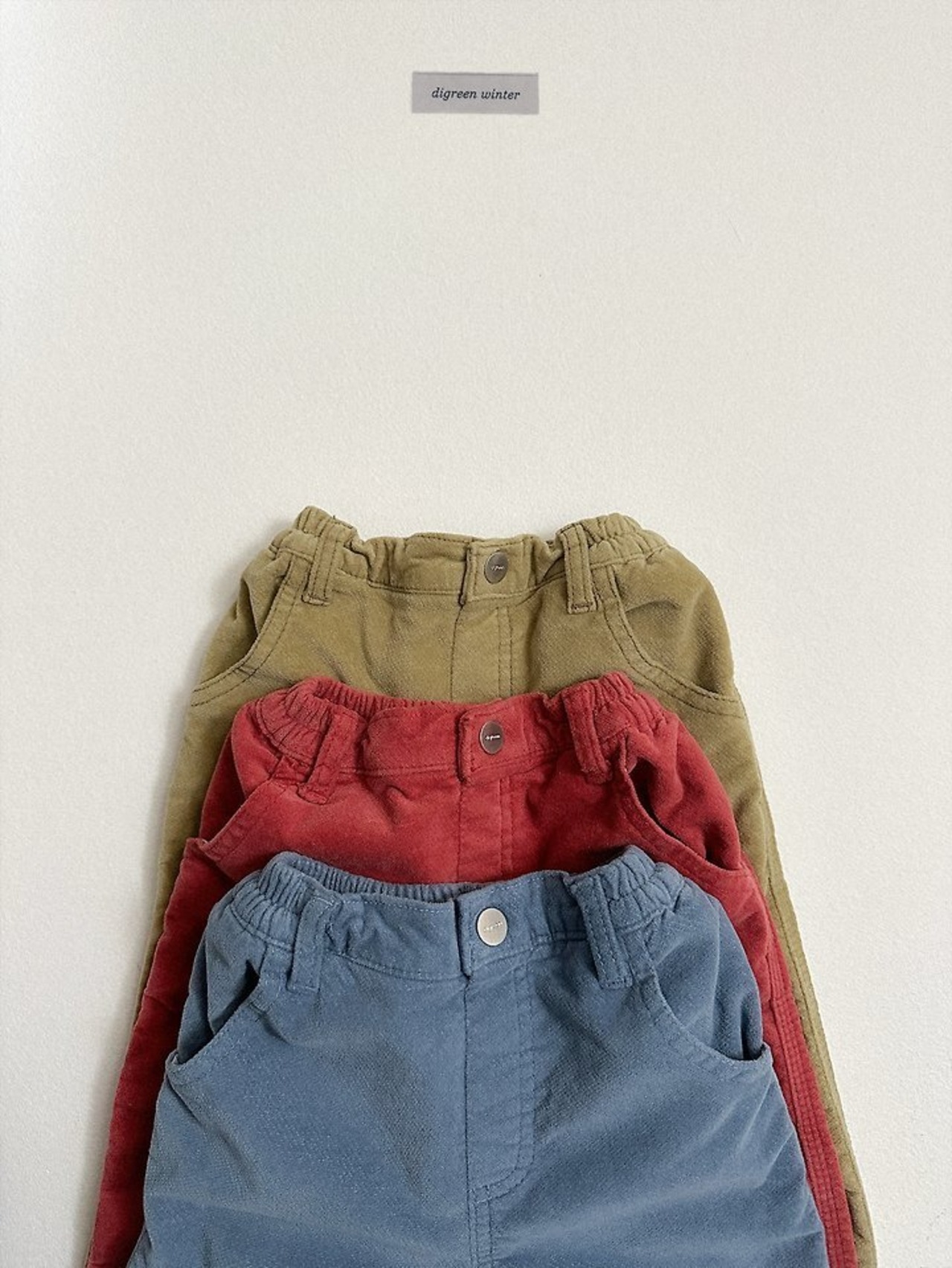〖取寄〗韓国子供服 / 26winter / Digreen / ベルベッティーンパンツ / キッズ / 冬服 *S~2XL*