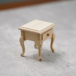 020-30150　ミニチュア家具　＊1/12サイズ＊　cabinet&shelf　ベッドサイドテーブル