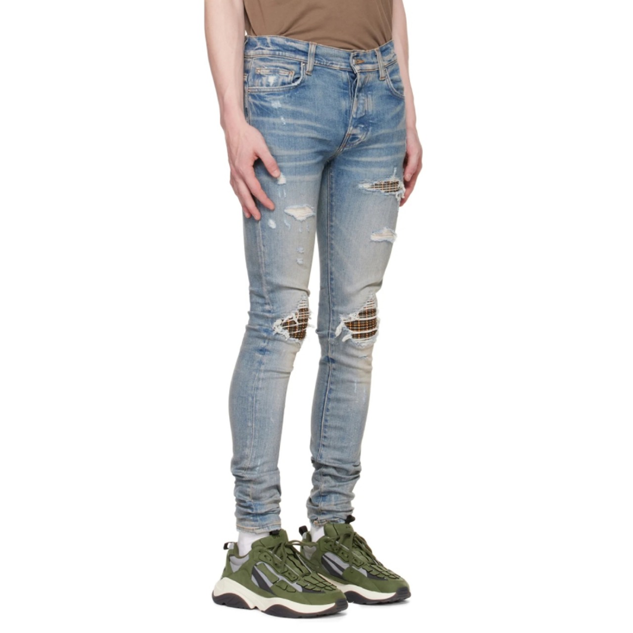 AMIRIMX1 NEON PLAIDINDIGO - 3