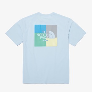 [THE NORTH FACE] COLOR PEAK S/S R/TEE LIGHT_BLUE 正規品 韓国ブランド 韓国代行 韓国通販 韓国ファッション ノースフェイス ホワイトレーベル ラベル