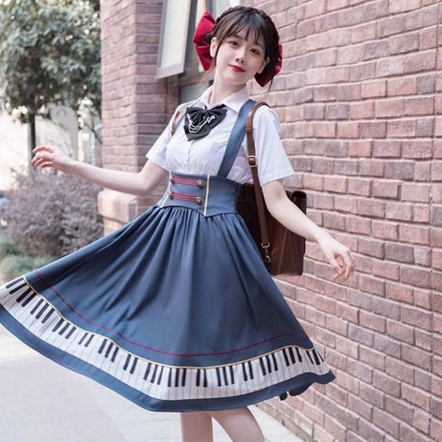 ジャンパースカート 制服 量産 型 スカート ゴスロリ通販 With U 