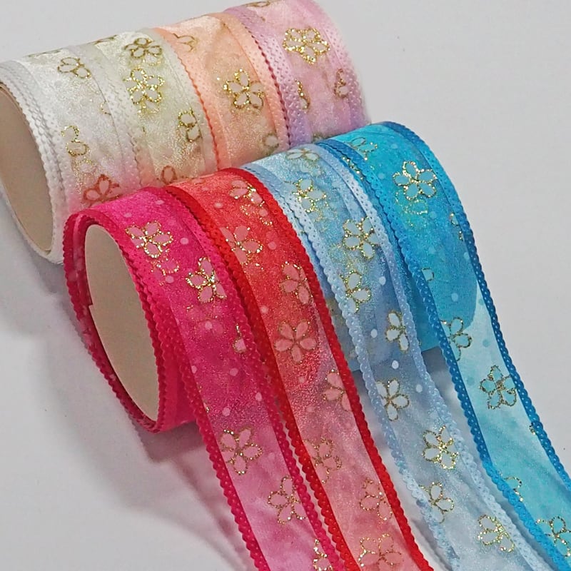 25mm幅 1m】グログランリボン スイーツうさぎ 風船パンダ