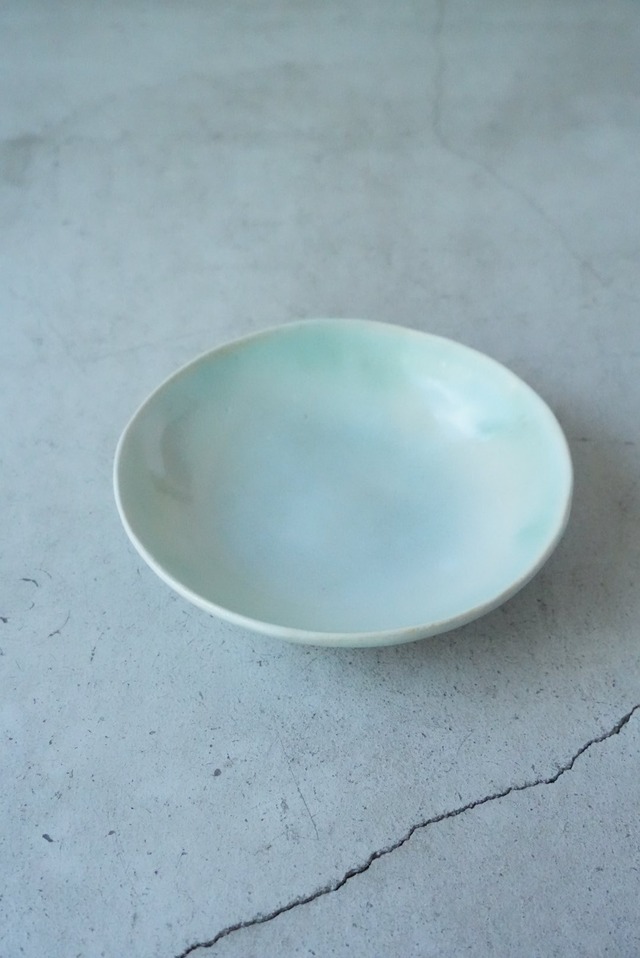 【palette pottery】平鉢 直径約17㎝ | お一人分のメイン、パンなど (2607-30)
