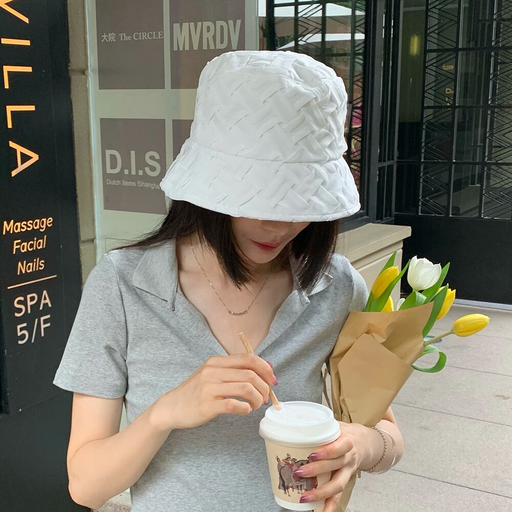 ホワイトサマー 帽子 大人ガーリー スウィート キュート カジュアル 夏物 ブラック・アイド・ピーズ45545094953