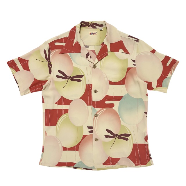 中古 サンサーフ SUN SURF アロハシャツ TOMBO トンボ クリーニング済み メンズ S レーヨン素材 SS31603