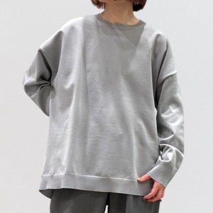 mizuiro ind crew neck wide pullover