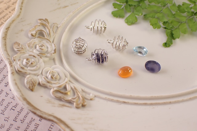 【定期便利用者様限定】ビーズケージペンダント 4個セット