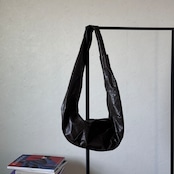 【受注予約:7月中旬入荷予定】fake leather shoulder bag/ darkbrown