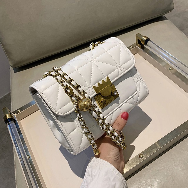 Shangxin小さなバッグ女性バッグ2020新しいトレンディなファッションすべて一致チェーンメッセンジャーバッグinsバージョンのネット赤い小さな正方形のバッグ Tiancai_Wing_Bag7717838