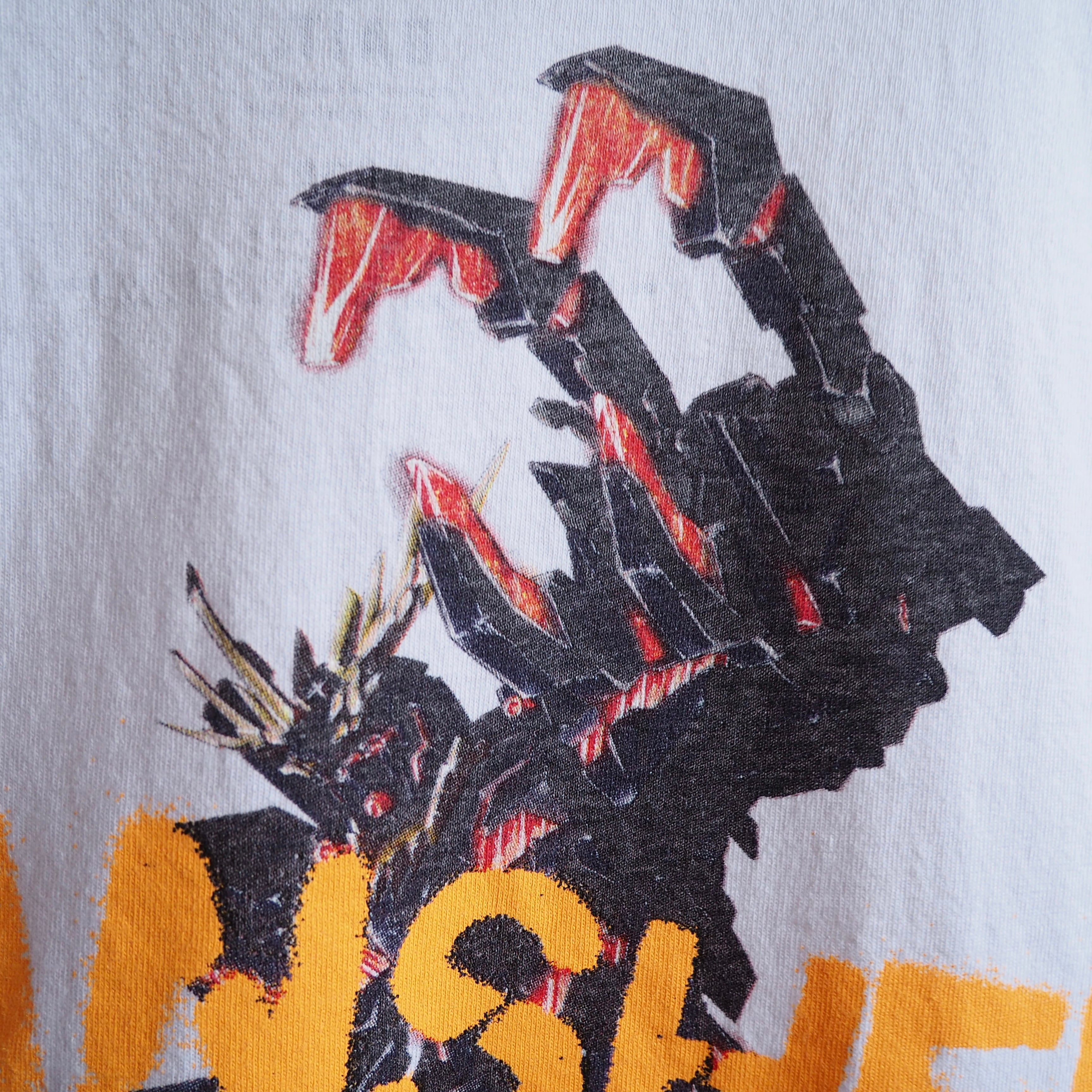 ” GUNDAM UNIVERSE ” ” BANSHEE NORN ” graphic printed loose Tee (made in Usa)