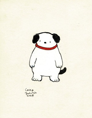 白い犬。名前はまだ無い。