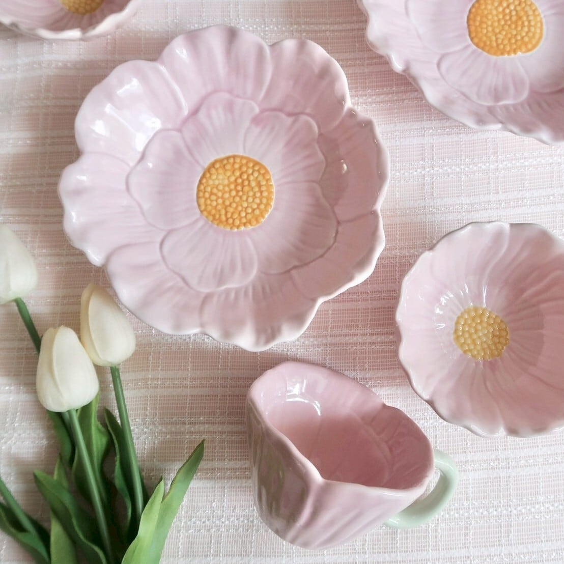 Tulip tea cup / チューリップ ティーカップ | BONNE CHANCE