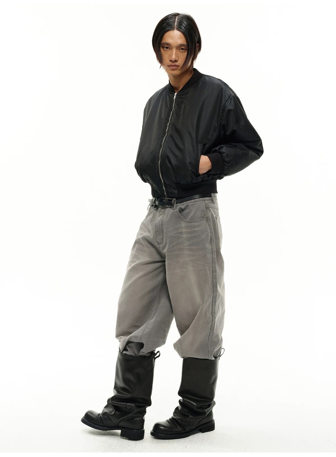 JCAESAR STUDIO Pleated Leather Boots