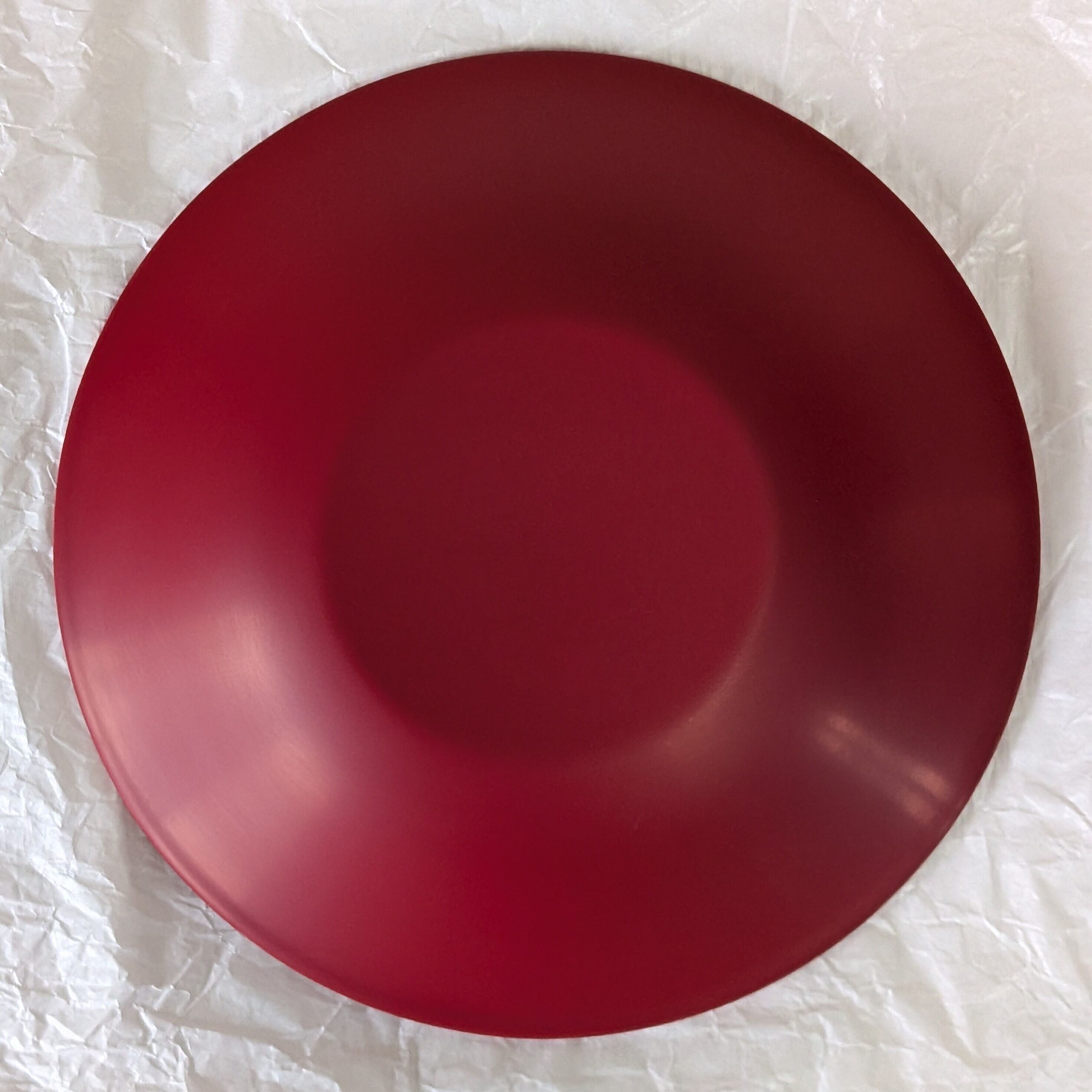 中古】村上木彫堆朱 菓子鉢（朝顔形）堆朱 蘭文様 K006 20.5cm | み喜森