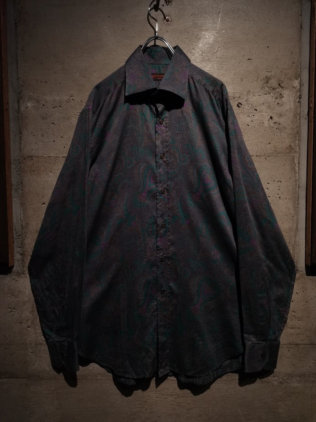 【Caka】"ETRO" Beautiful Paisley Pattern L/S Shirt
