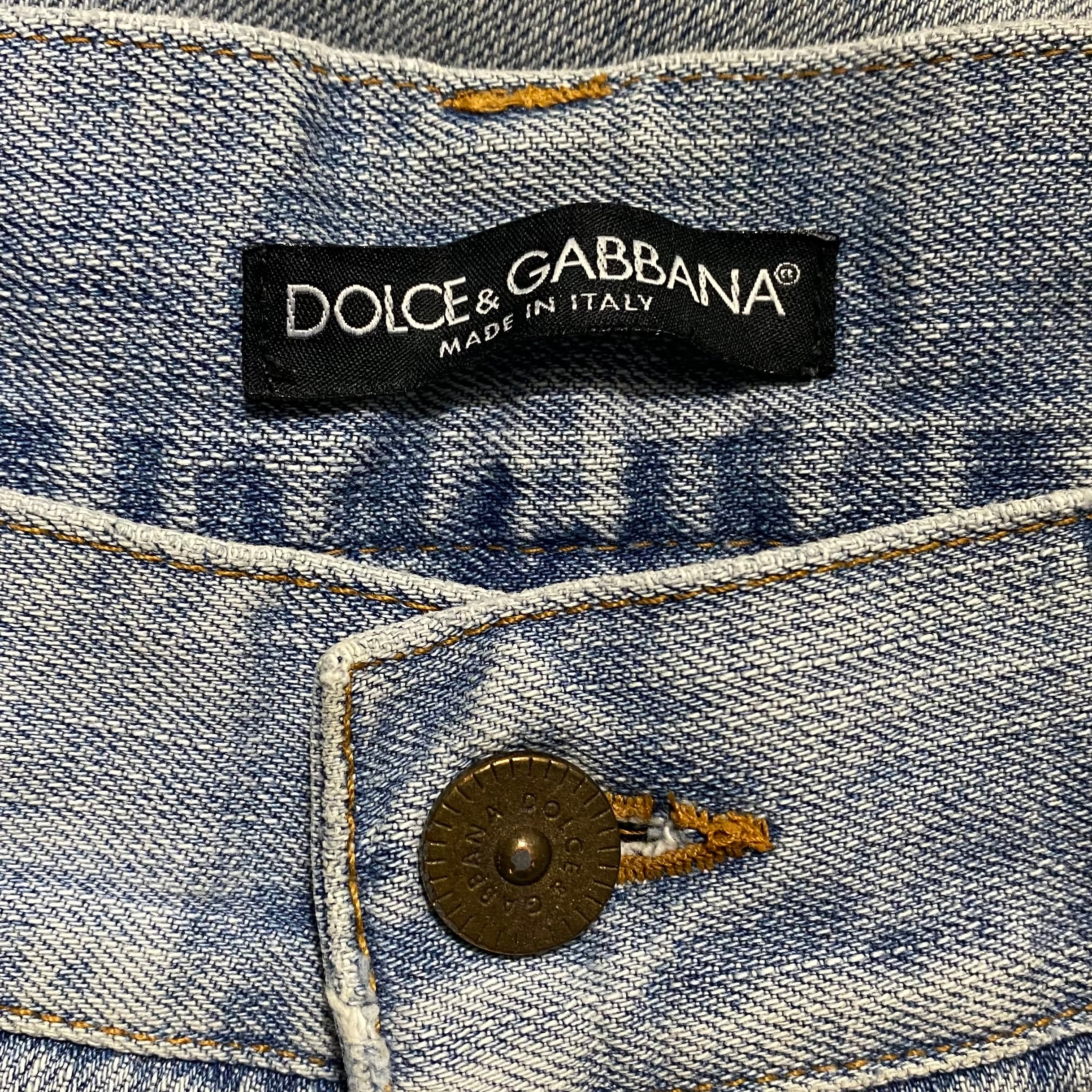 DOLCE&GABBANA crush denim pants “Hollywood COWBOY” | NOIR ONLINE