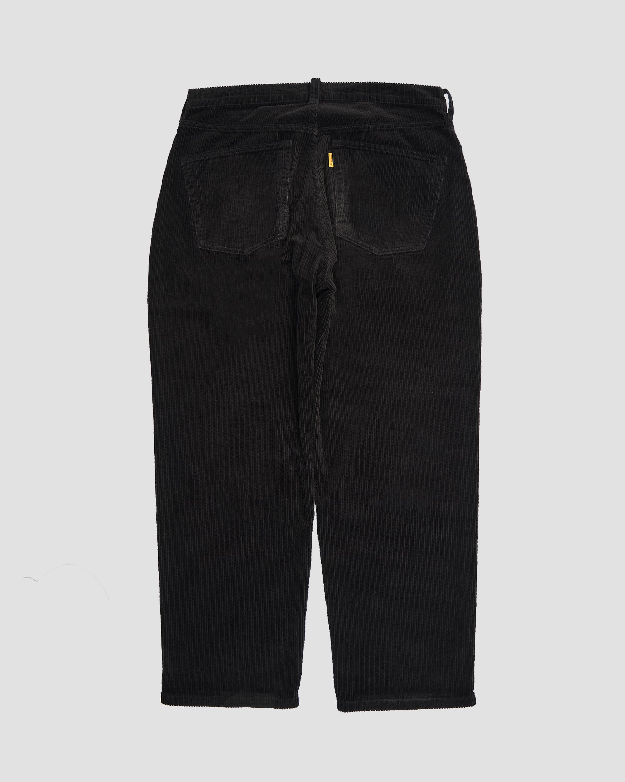 Sillage baggy trousers corduroy ブラック Sillage baggy trousers corduroy ブラック
