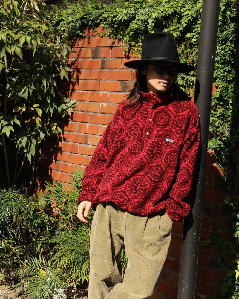 Patagonia [patagonia] Vintage Fleece Printed Synchilla Snap T