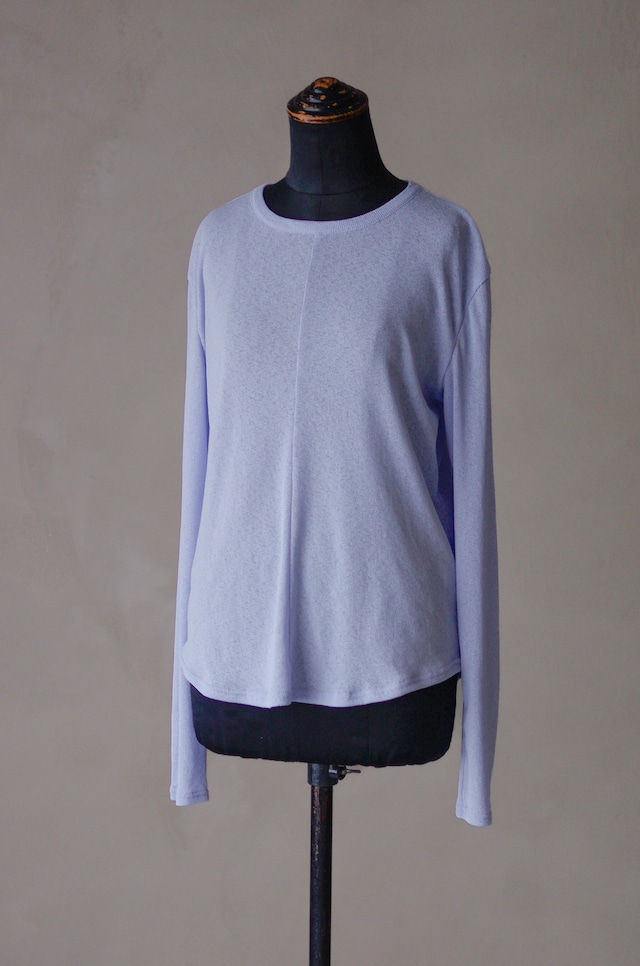 Sheer Rib Knit T-shirt