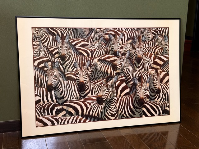 "Paul Kratter" Zebras Poster ※ポスターのみの価格です
