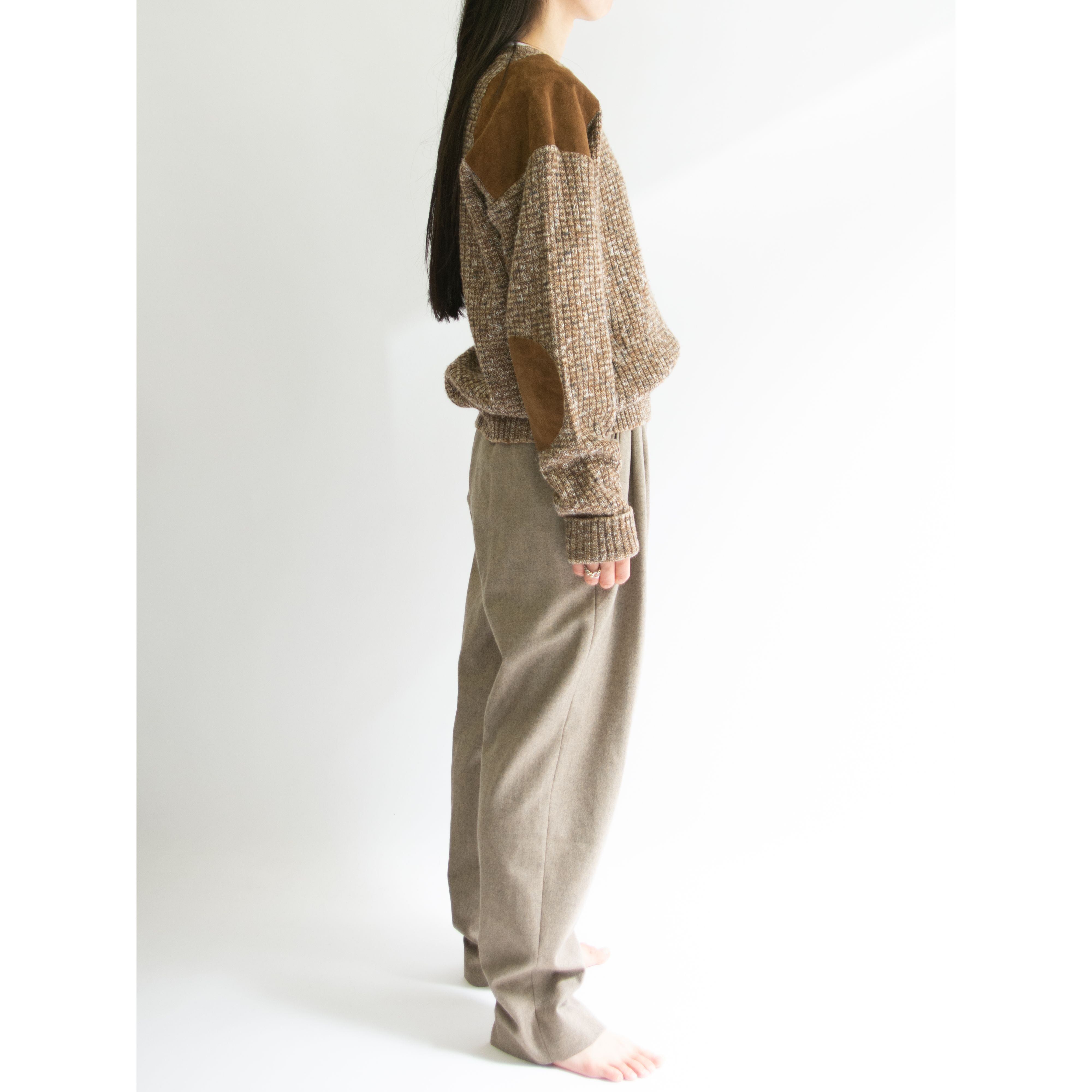 【Creation Scheitlin】Made in Switzerland Polyacryl-Wool Commando Sweater（スイス製 アクリルウールコマンドセーター ニット）