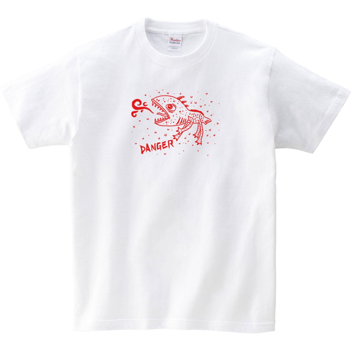 半人魚 おもしろTシャツ os55 キモ系デザイン 半魚人 半人魚 カメレオン