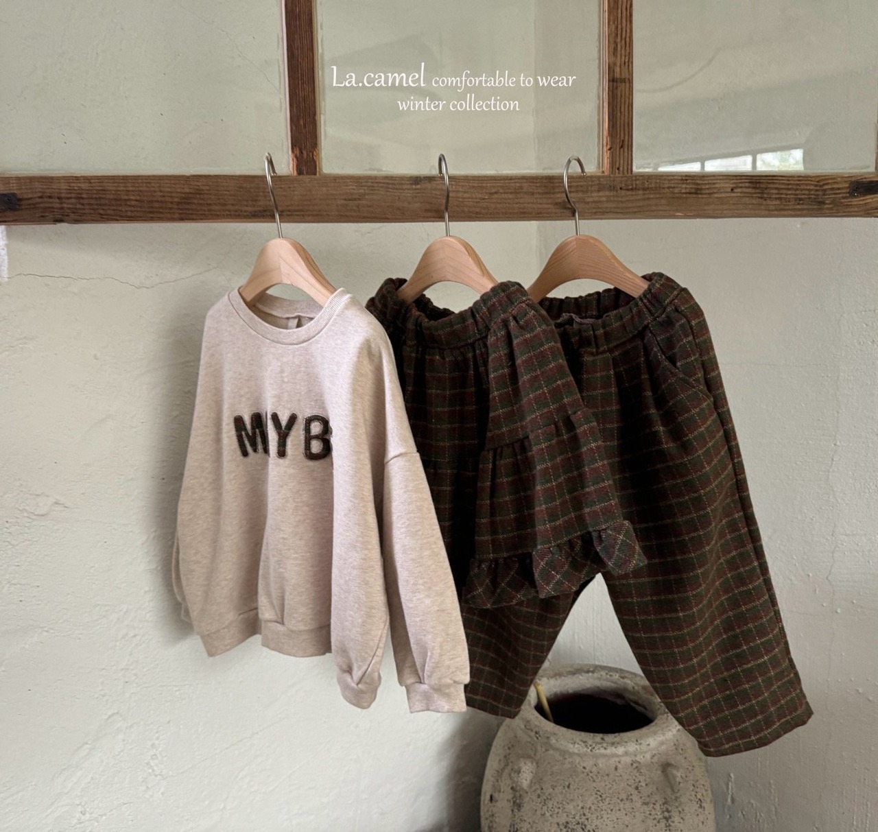 【la camel】Maybeチェックパンツ 90〜130cm  2241119 - 8