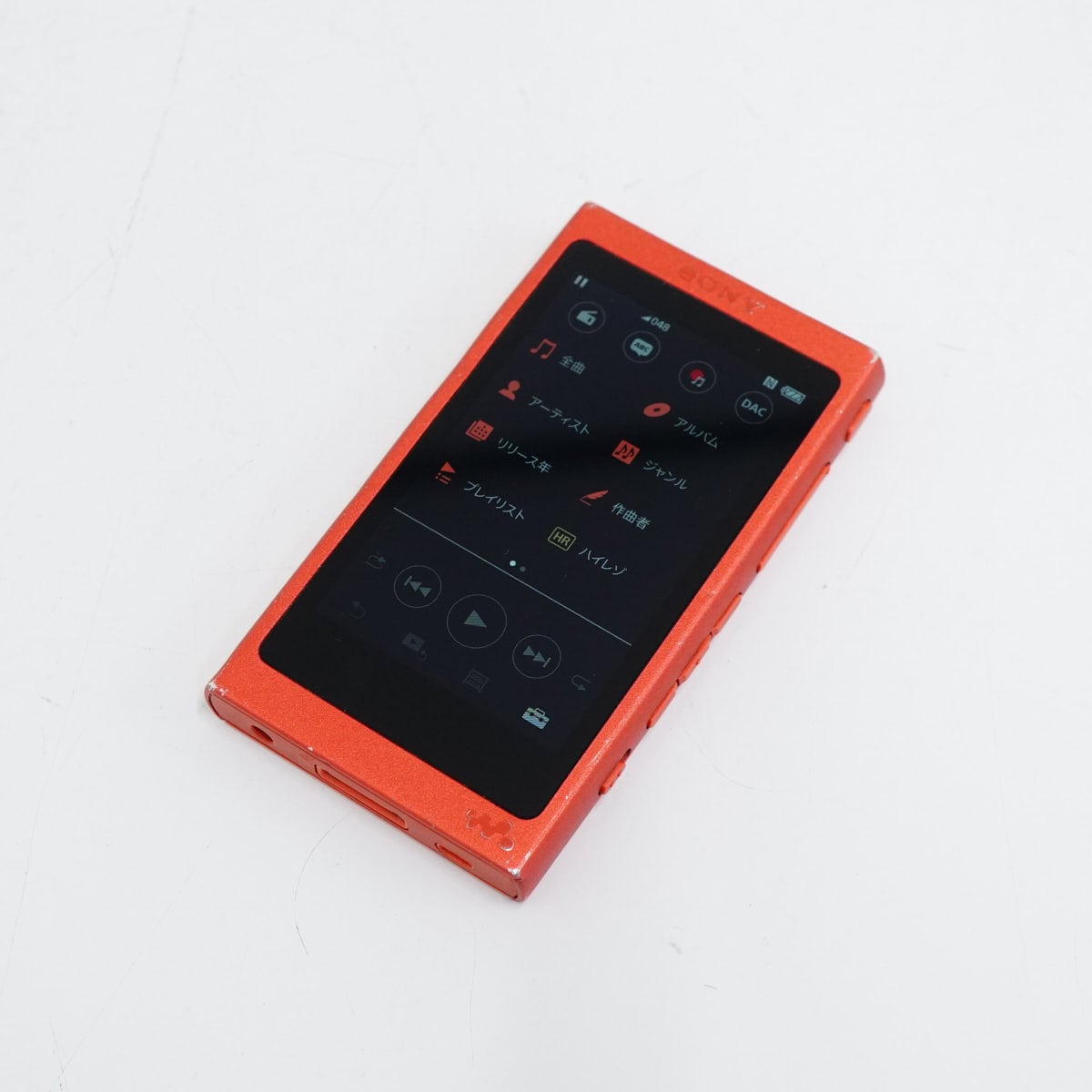 SONY ウォークマン NW-A45 16GB USED品 本体のみ トワイライトレッド