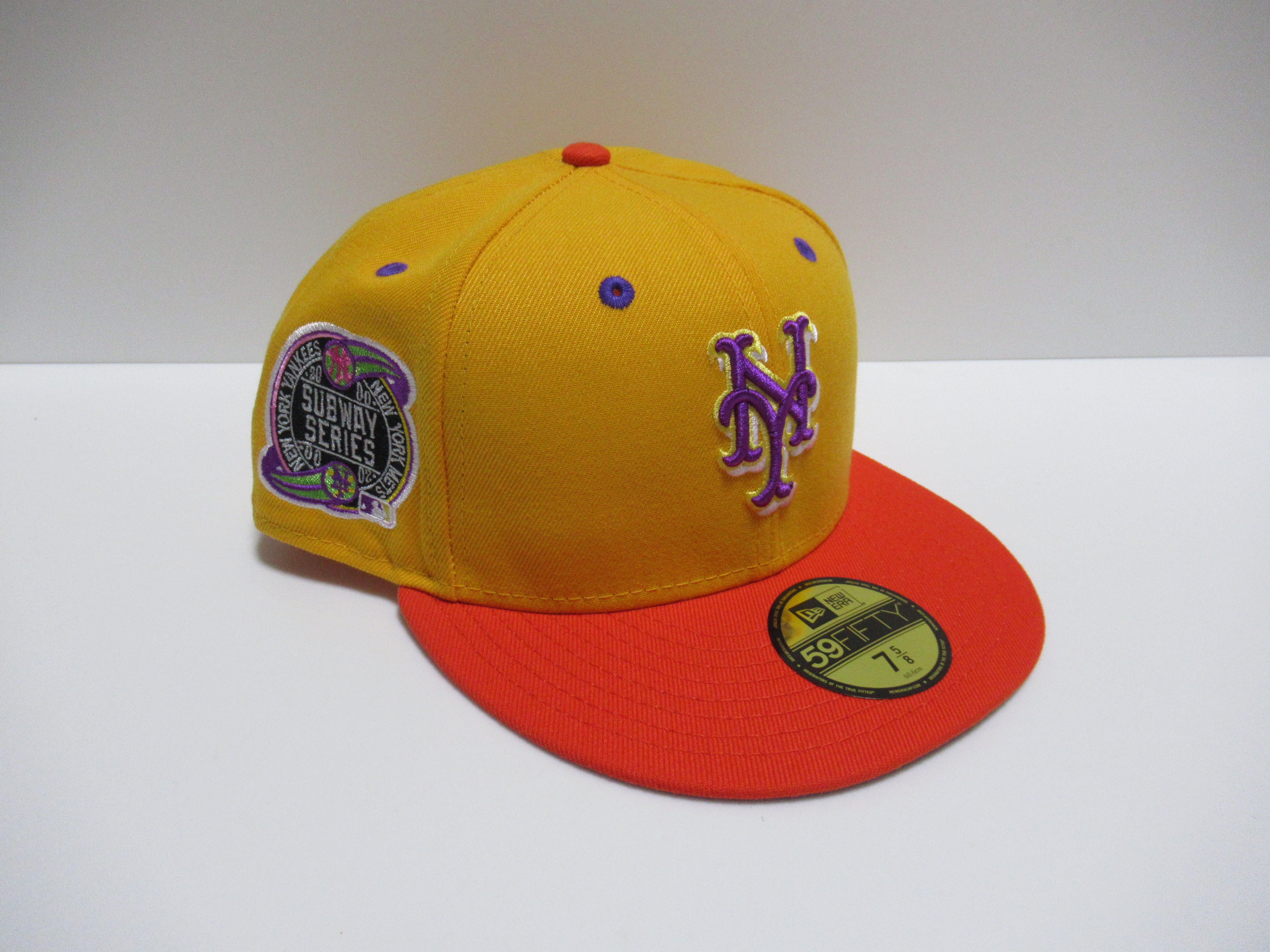 海外限定】ニューエラ ニューヨークメッツ 59FIFTY ブルー オレンジ