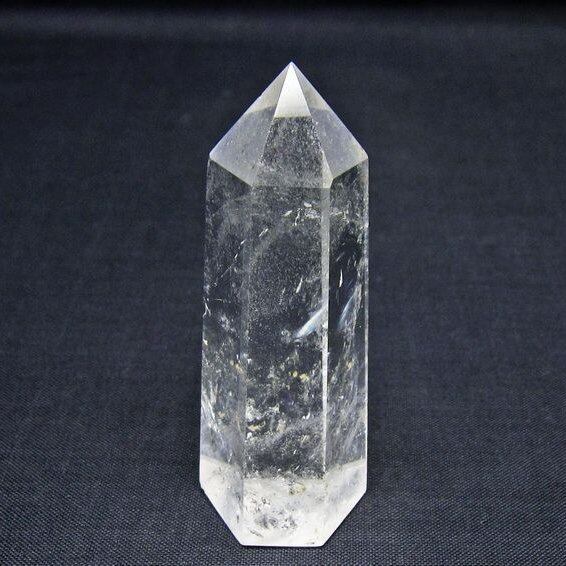 水晶 六角柱 ポイント 置物 一点物 142-11109