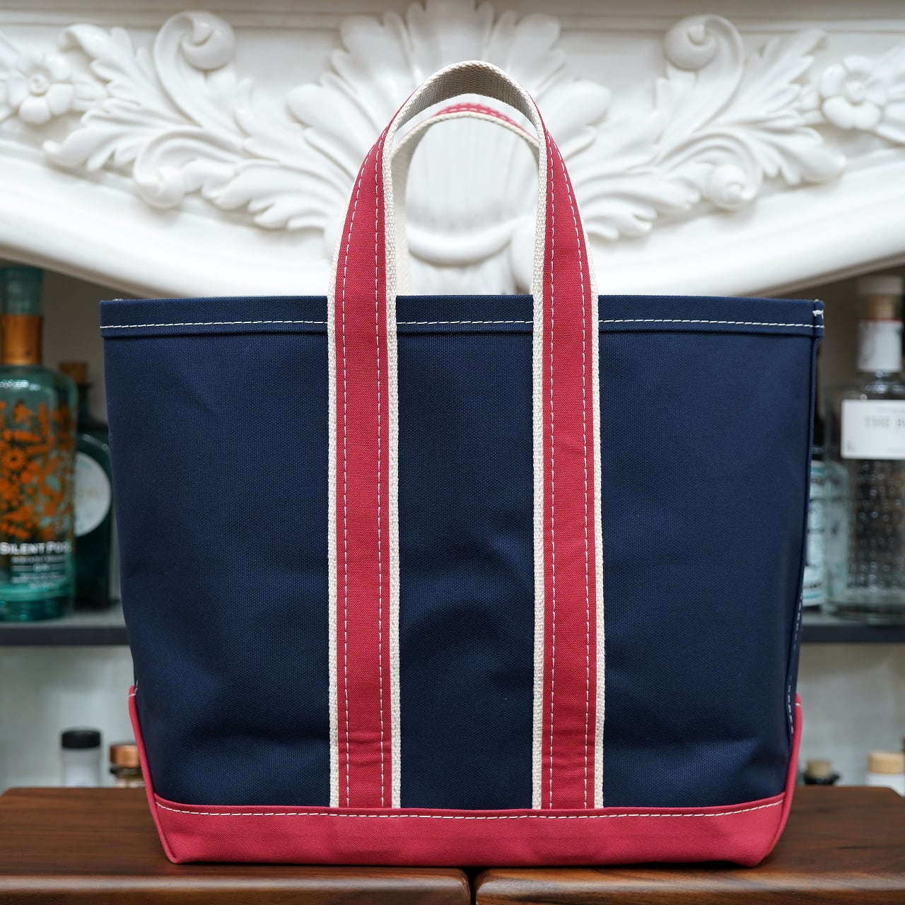 WORKERS 未使用　デラックストートバッグ レッド/ネイビー WORKERS ワーカーズ Deluxe Tote Bag/ Navy Body x Red Handle